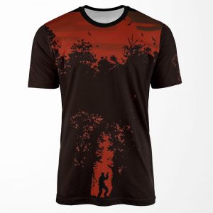 Resident Evil 4 Eu Cover Art With Leon All-over-print T-shirt
