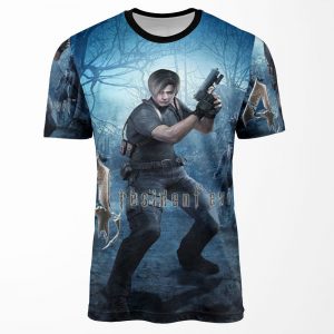 Resident Evil 4 Leon All-over-print T-shirt