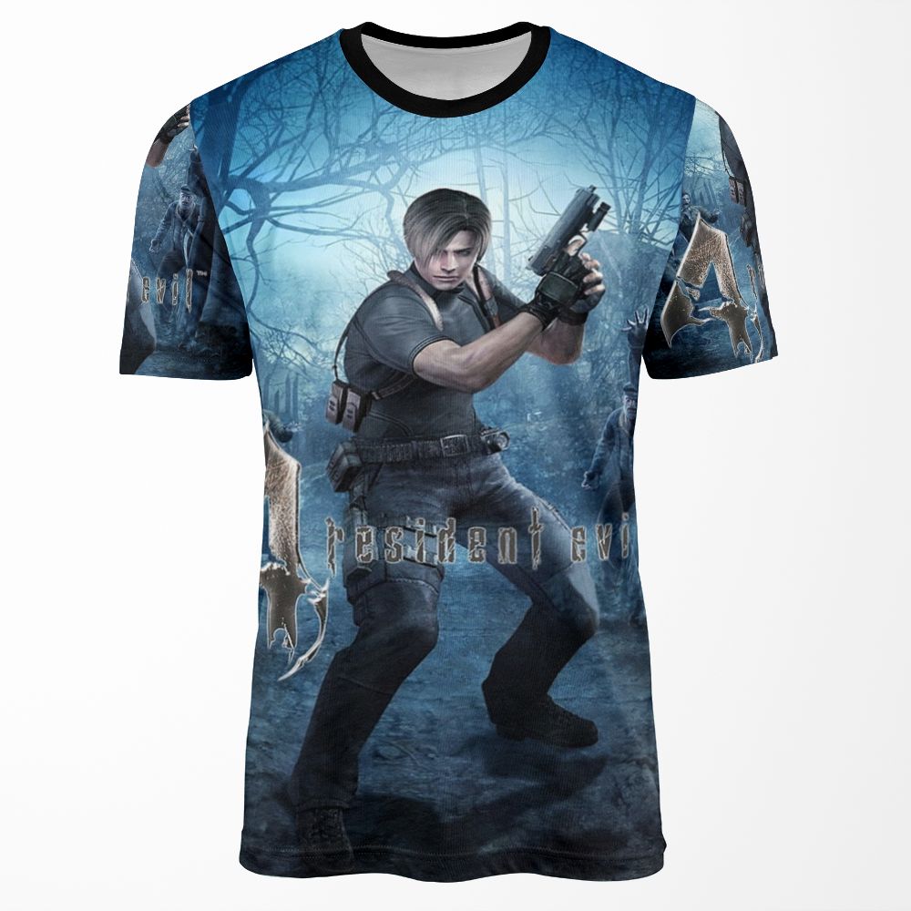 Resident Evil 4 Leon All-over-print T-shirt