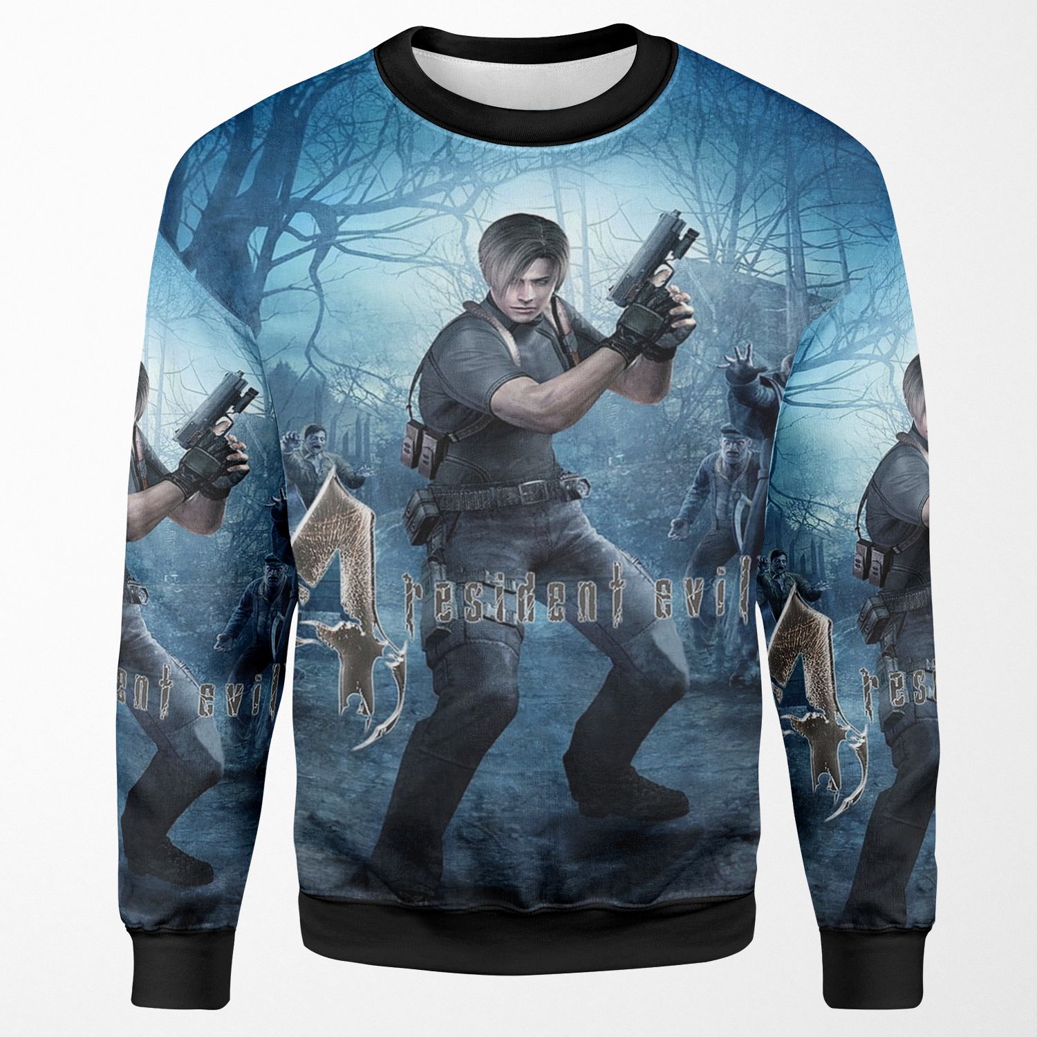 Resident Evil 4 Leon All-over-print Unisex Sweatshirt