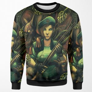 Resident Evil Jill Valentine All-over-print Unisex Sweatshirt