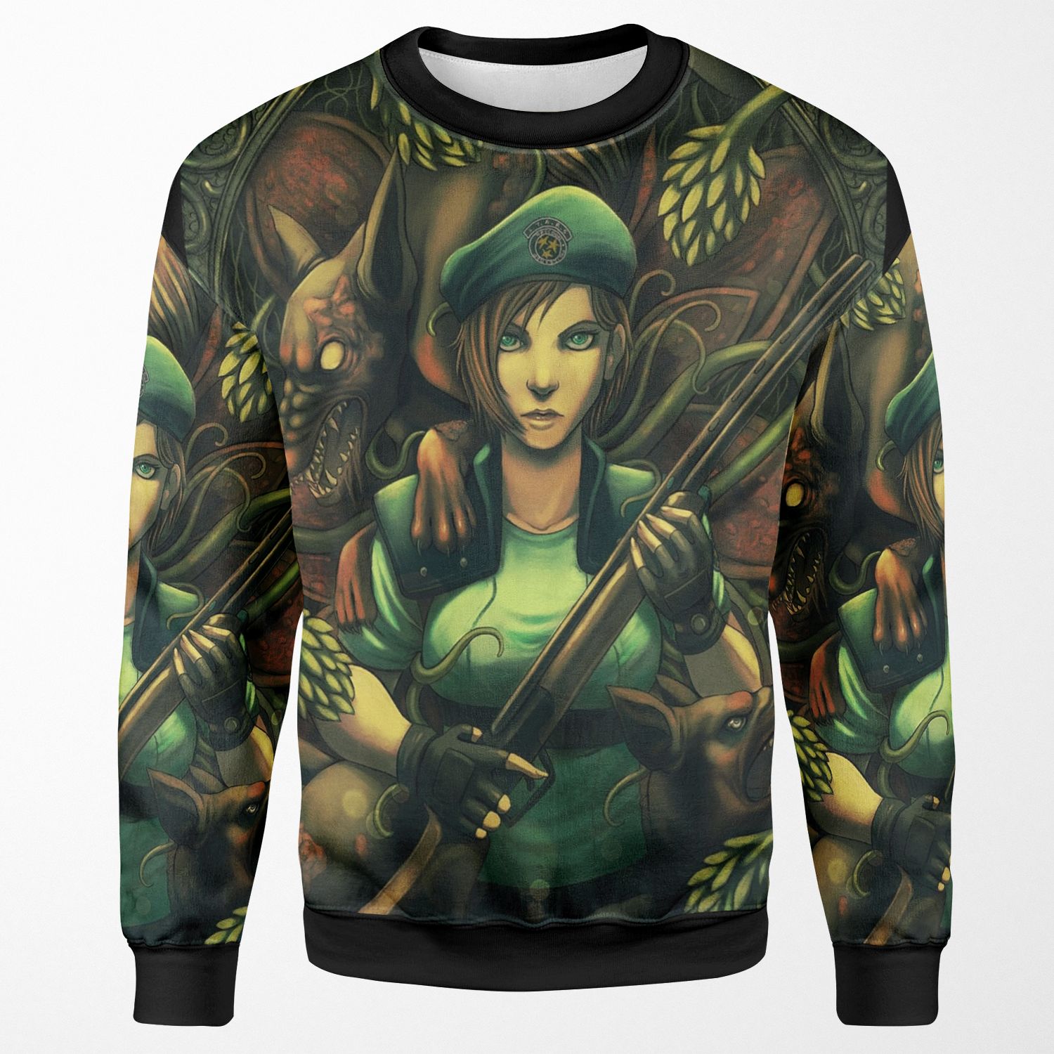 Resident Evil Jill Valentine All-over-print Unisex Sweatshirt