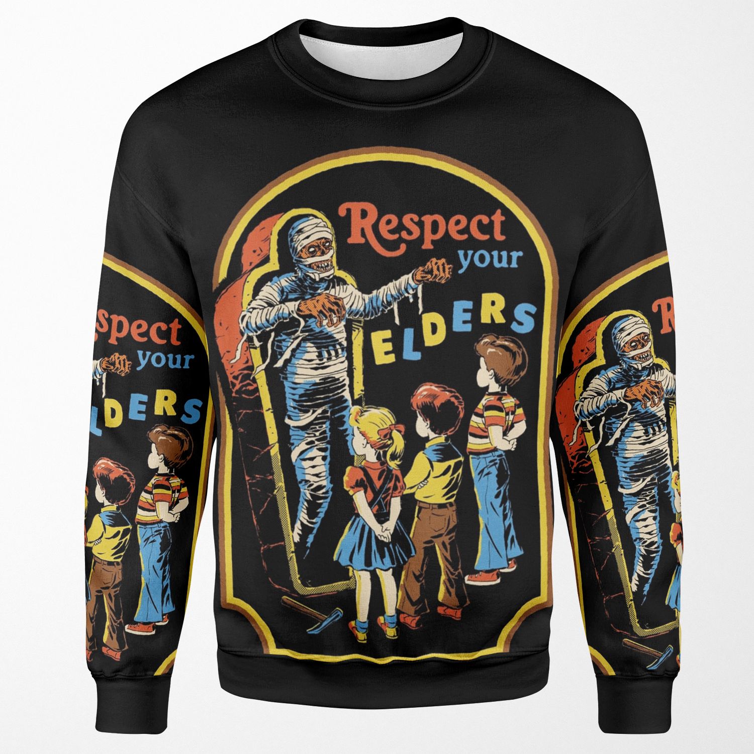 Respect Your Elders All-over-print Unisex Sweatshirt