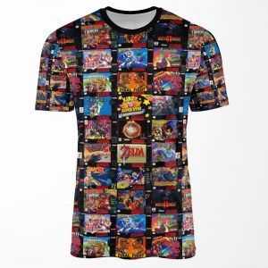 Retro Gaming Boxes All-over-print T-shirt