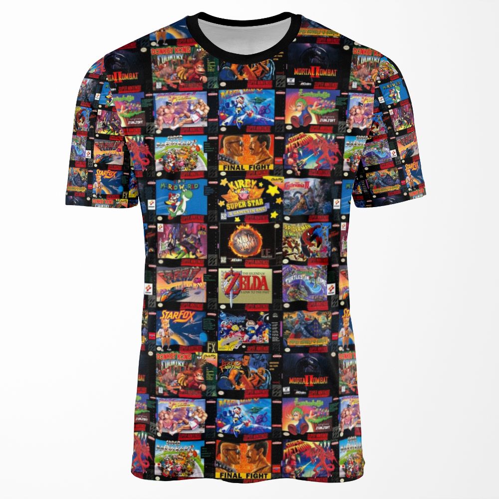 Retro Gaming Boxes All-over-print T-shirt