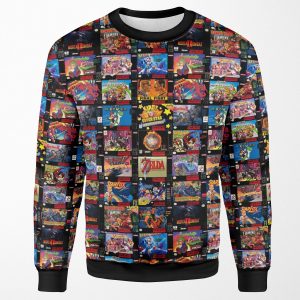 Retro Gaming Boxes All-over-print Unisex Sweatshirt