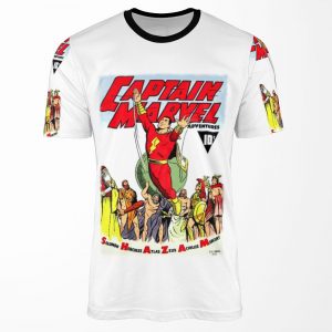 Retro Golden Age Comic Book Hero Magic Word All-over-print T-shirt