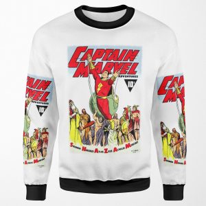 Retro Golden Age Comic Book Hero Magic Word All-over-print Unisex Sweatshirt