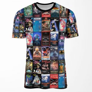 Retro Horror Vhs Artwork 1983 All-over-print T-shirt