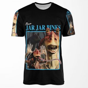 Retro Jar Jar Binks All-over-print T-shirt