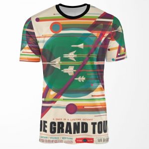 Retro Space Poster The Grand Tour All-over-print T-shirt