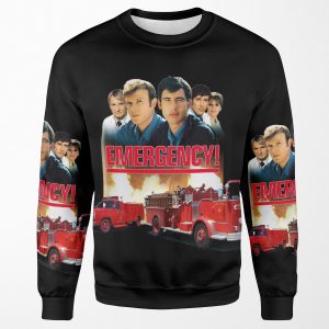 Retro Vintage 70S Medical Drama Emergency Tribute All-over-print Unisex Sweatshirt