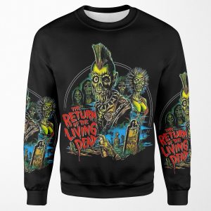 Return Of The Living Dead Tarman Poster Art All-over-print Unisex Sweatshirt