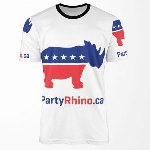 Rhino Party Logo 2019 All-over-print T-shirt