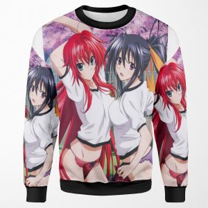 Rias And Akeno All-over-print Unisex Sweatshirt