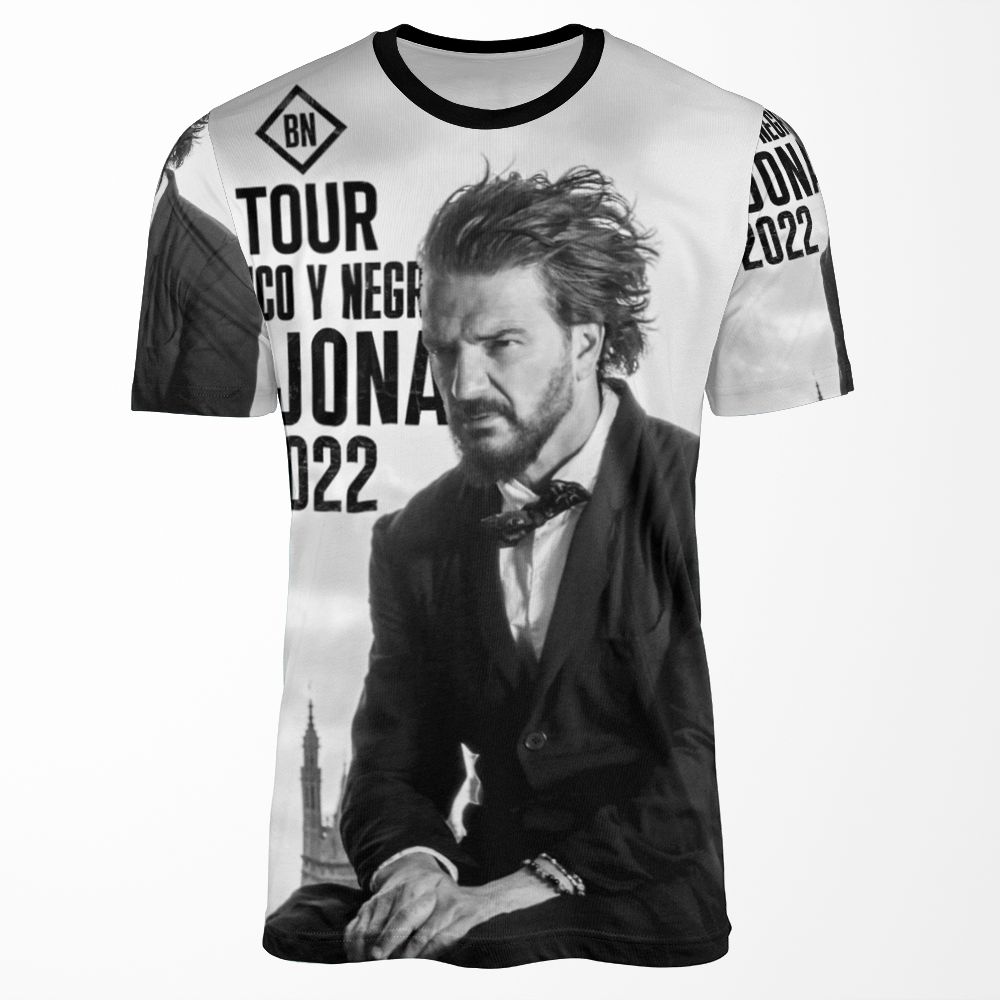 Ricardo Arjona Blanco Y Negro Tour All-over-print T-shirt