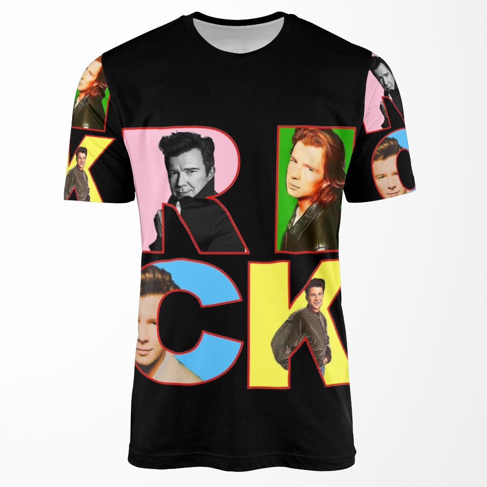 Rick Astley Pop Art Rick All-over-print T-shirt