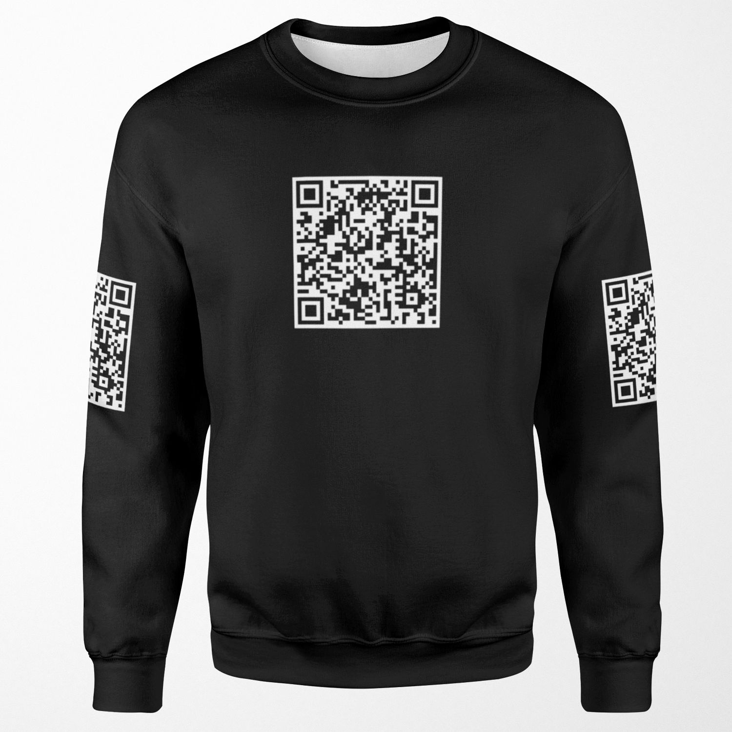 Rick Roll Qr All-over-print Unisex Sweatshirt