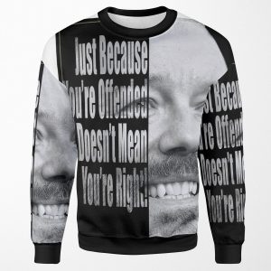 Ricky Gervais You Re Wrong All-over-print Unisex Sweatshirt