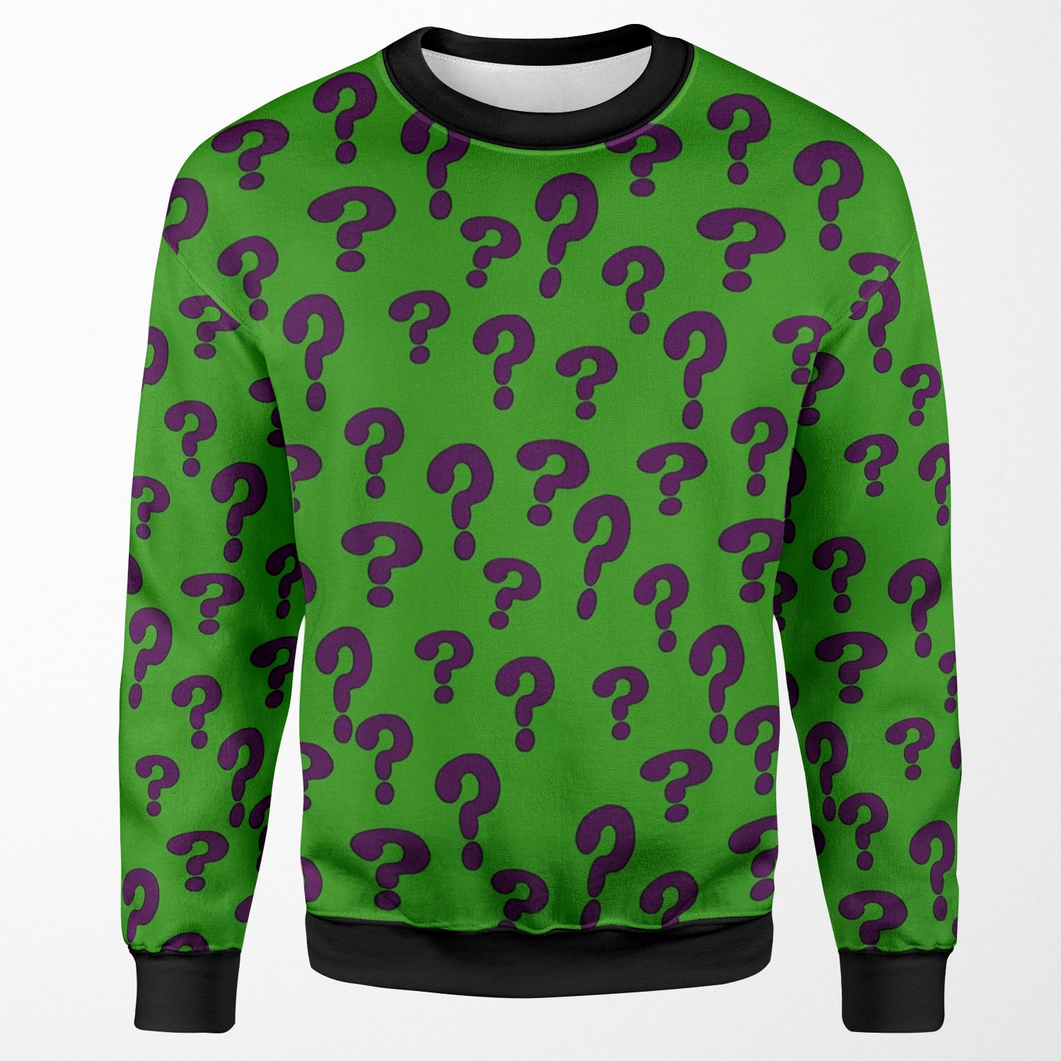 Riddle Me This All-over-print Unisex Sweatshirt