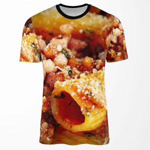 Rigatoni With Bolognese Sauce All-over-print T-shirt