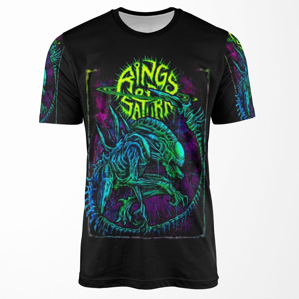 Rings Of Saturn Xeno Heavy Metal Got All-over-print T-shirt