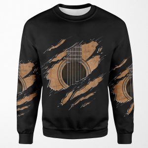 Rip Guitar Version 1 All-over-print Unisex Sweatshirt