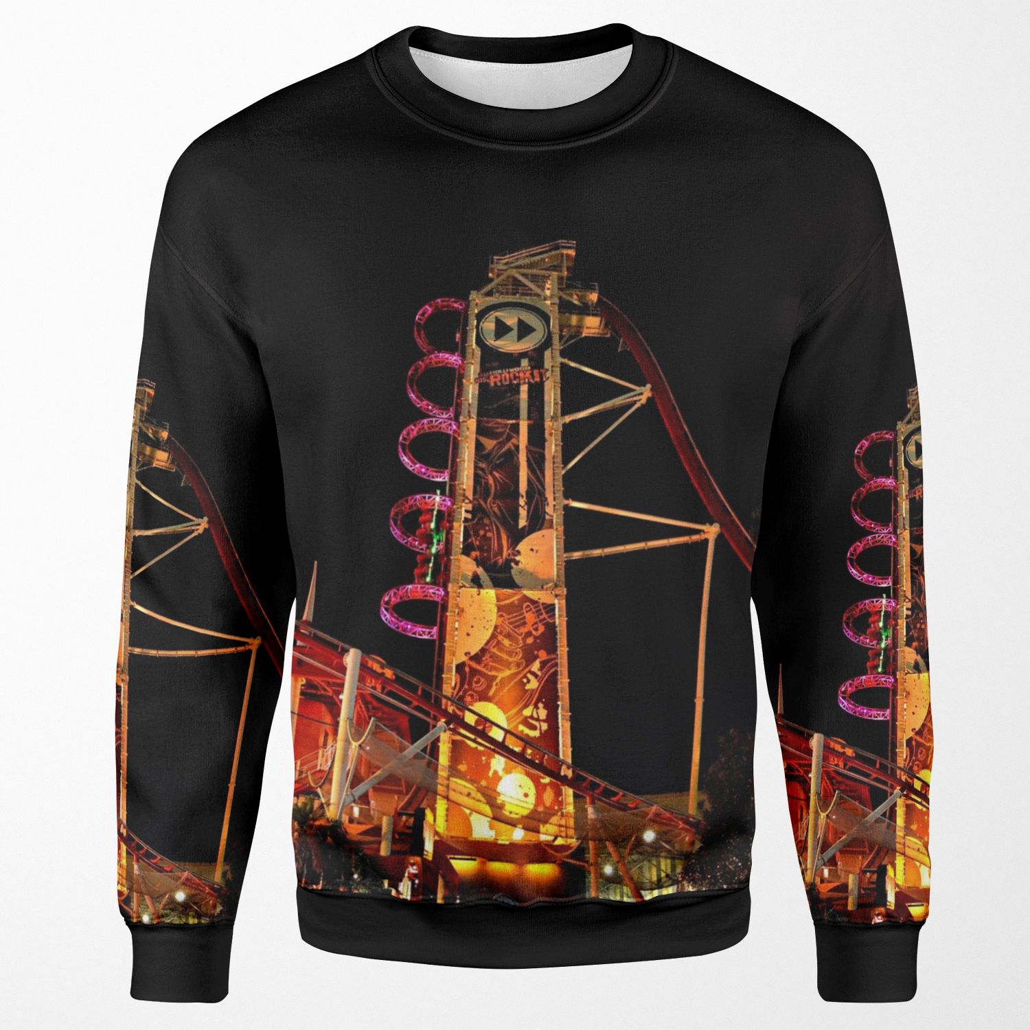 Rip Ride Rockit At Night All-over-print Unisex Sweatshirt