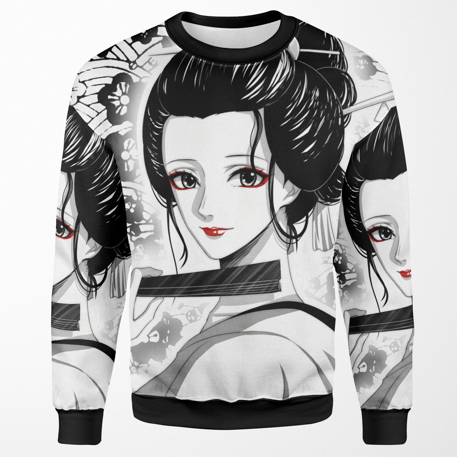 Robin Geisha All-over-print Unisex Sweatshirt
