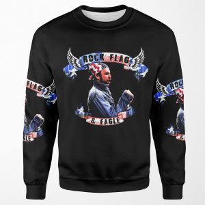 Rock Flag And Eagle All-over-print Unisex Sweatshirt