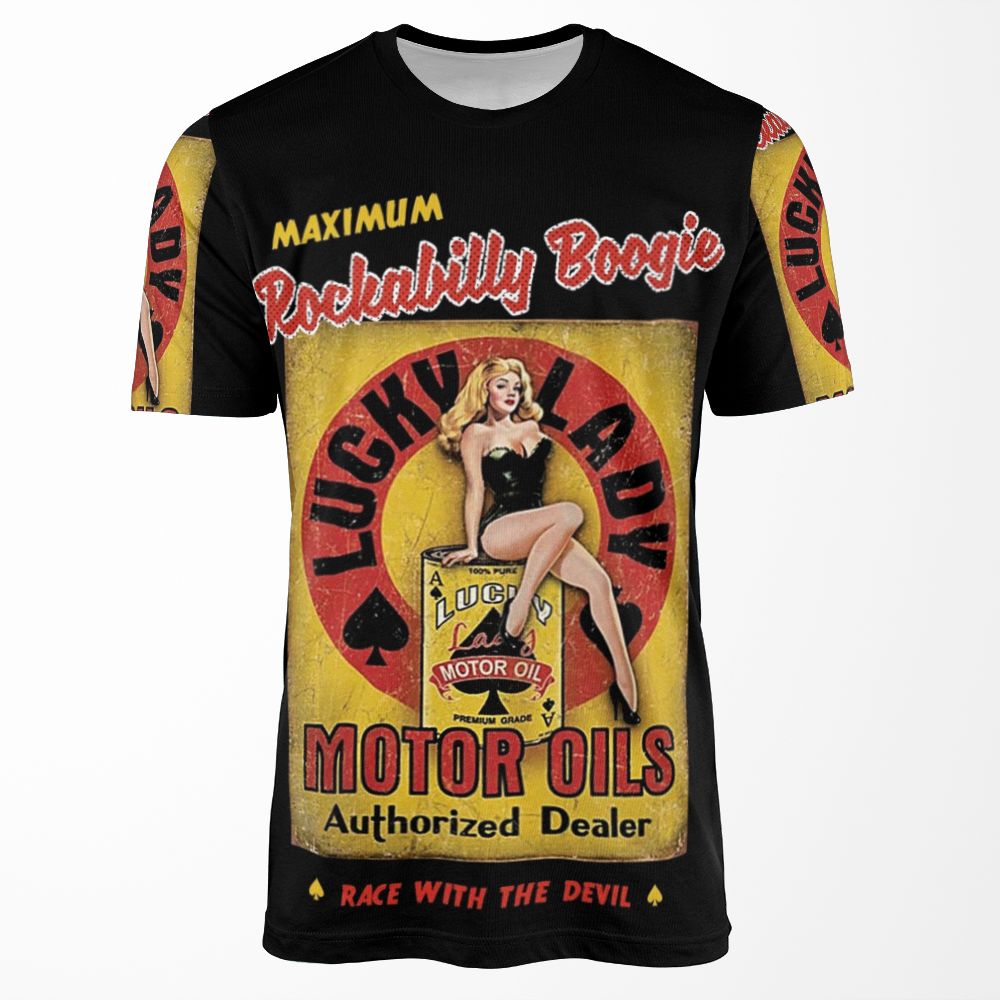Rockabilly All-over-print T-shirt