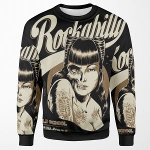 Rockabilly Girl All-over-print Unisex Sweatshirt