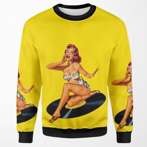 Rockabilly Goddess All-over-print Unisex Sweatshirt
