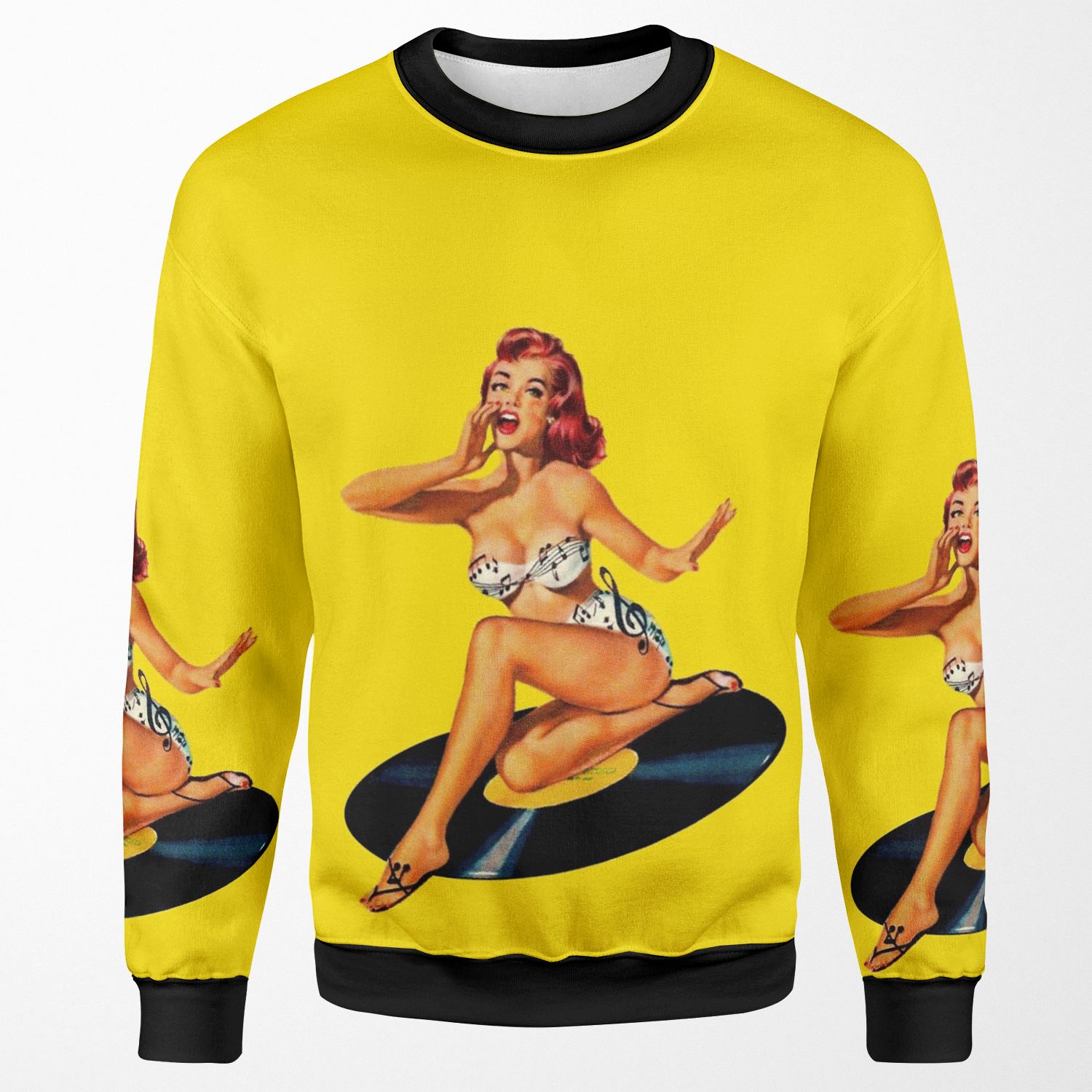 Rockabilly Goddess All-over-print Unisex Sweatshirt