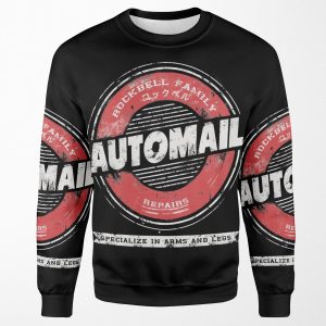 Rockbell Automail All-over-print Unisex Sweatshirt