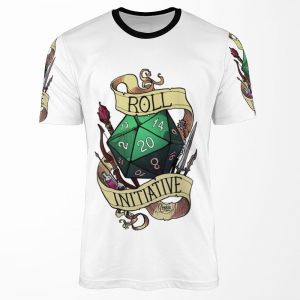 Roll Initiative All-over-print T-shirt
