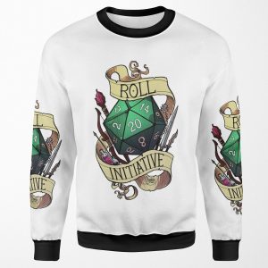 Roll Initiative All-over-print Unisex Sweatshirt