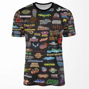 Roller Coasters All-over-print T-shirt