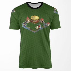 Rollercoaster Tycoon Merry Go Round All-over-print T-shirt