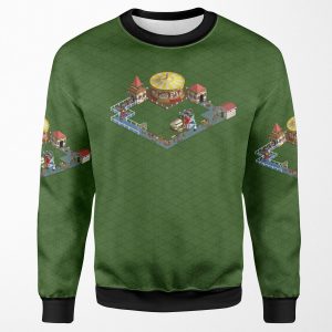 Rollercoaster Tycoon Merry Go Round All-over-print Unisex Sweatshirt