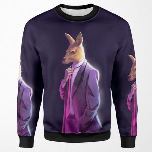 Roo In Suit Atheism Is Unstoppable Logo All-over-print Unisex Sweatshirt