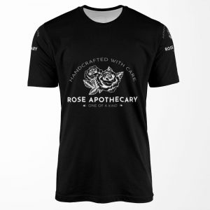 Rose Apothecary Handcrafted With Care All-over-print T-shirt