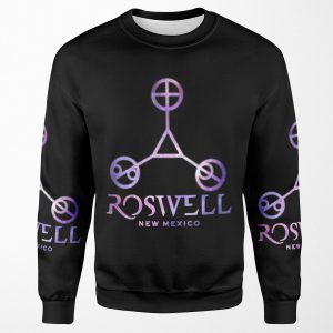 Roswell Nm Logo Galaxy 1 All-over-print Unisex Sweatshirt