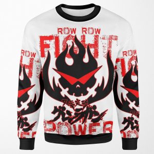 Row Row Fight The Power All-over-print Unisex Sweatshirt