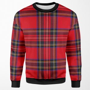 Royal Stewart Tartan All-over-print Unisex Sweatshirt