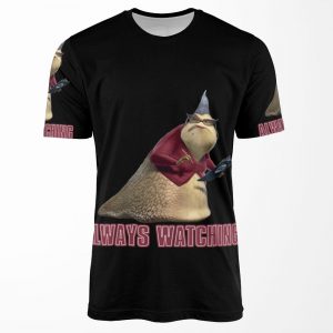 Roz From Monster S Inc All-over-print T-shirt
