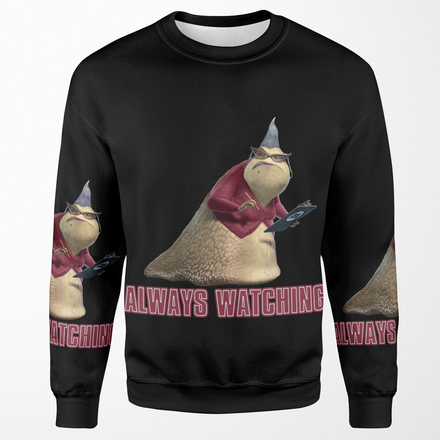 Roz From Monster S Inc All-over-print Unisex Sweatshirt