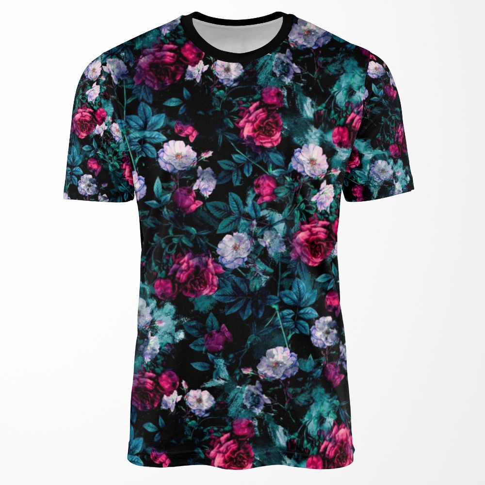 Rpe Floral Abstract Iii All-over-print T-shirt