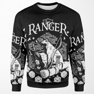 Rpg Class Series Ranger White Version All-over-print Unisex Sweatshirt
