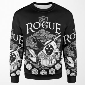 Rpg Class Series Rogue White Version All-over-print Unisex Sweatshirt